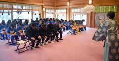 帯廣神社で必勝祈願を行ったチーム