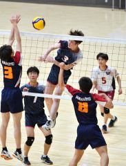帯三条男子Ｖ、女子は帯南商制す　バレーボール春季高校リーグ大会 4
