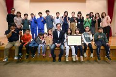 助乗さんの道地域文化選奨受賞の喜び分かち合う～まちマイ音更編