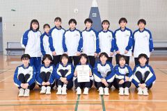 女子準優勝の帯南商