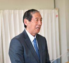 上徳会長再任、帯広ソフトテニス連盟代議員総会