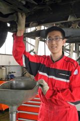 十勝三菱自動車販売　渡辺雅弘さん（２０）～フレッシュさん（４） 2