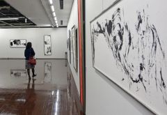 ステンドグラスや書道、写真　１４日まで合同展　おびひろ市民芸術祭 2
