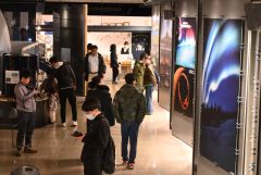 銀河の森天文台に駆けつけた人々