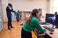 昭和商学校内に開設された中央コンピューターサービスの「とかちサテライトおとふけオフィス」