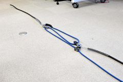 開発した電線引き上げ工具