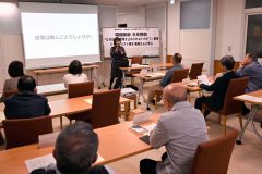 会員らが「原発の現状」に理解を深めた道中小企業家同友会とかち支部環境部会の例会