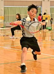 ５・６年男子準優勝の目黒龍之介（Ｆｌａｐ十勝）