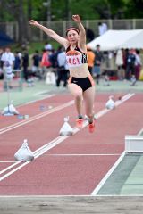 澤向快投女子ハンマー投げ北海道高校新５２メートル２２，方川投てき３冠　学校対抗白樺学園男女総合Ｖ　全十勝高体連陸上 14