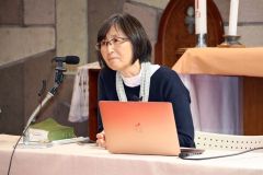 体験を元に講演した半田さん