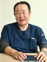 「患者さんの健康を守ることを基本姿勢とし、十勝医療圏の中で役割を果たしたい」なとど話す新田院長
