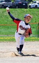 【決勝・更別ジャガーズ－若葉少年団】先発し、力投した若葉の清野兼介