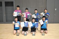 中学男子の入賞者