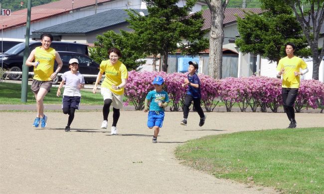 うらほろマラソン本番へ　キッズチャレンジ始まる