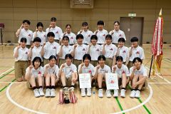 女子優勝の帯大谷