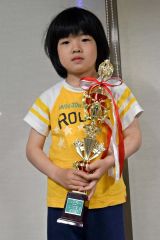 小学１年～３年生の部優勝の山本暁大さん