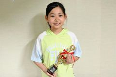 小学４年～６年生の部６位の岸本小瑚さん