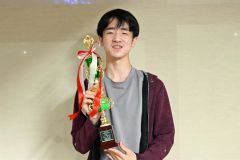 中学生の部優勝の山本樹さん