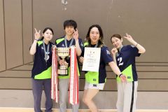 男女混成はスピード狂制す　ミニバレー会長杯争奪大会