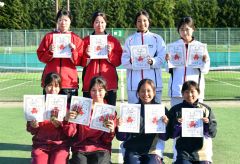 女子個人戦の入賞者