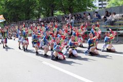 パレード会場を盛り上げたＥｘｃｌａ！ｍａｔｉｏＮの演舞