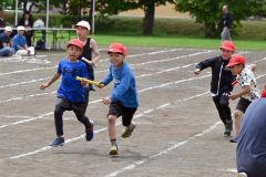 更別小学校運動会（８日、更別小学校。金野和彦撮影）