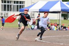 更別小学校運動会（８日、更別小学校。金野和彦撮影）