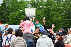 更別小運動会（８日、更別小学校。金野和彦撮影）