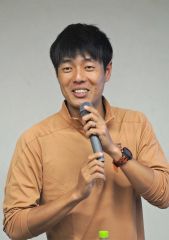 北海道分水嶺の縦断について語る野村さん