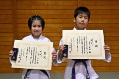 清野、小白、大谷、石川全道Ｖ　道小学生学年別柔道大会