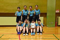 女子準優勝の帯南町