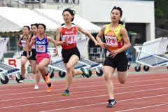 ３年女子１００メートル予選