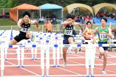 男子１１０メートル障害決勝
