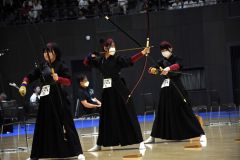 女子団体１次予選　帯大谷