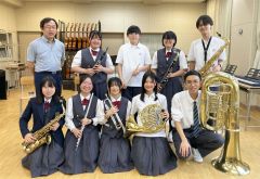 本別高校吹奏楽部に１年生７人入部　日ごろの活動に活気