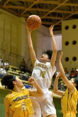 【女子決勝リーグ・帯大谷－札幌東】（金野和彦撮影）