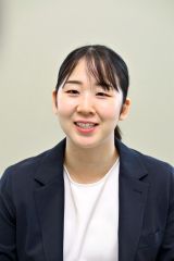 本紙のインタビューで、五輪への思いを語る永原和可那選手（金野和彦撮影）