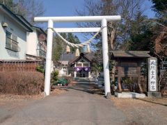 整備前の南豪神社の参道（高堂建設提供）
