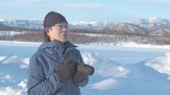 「けーぶるにっぽん　彩・ＪＡＰＡＮ　青い空の大地　日高山脈に抱かれて」の一場面