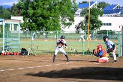 和気藹々とした雰囲気で開幕した第４７回連盟旗争奪野球大会（ろそろそ０５倶楽部―ファイン）