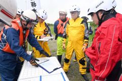 初の水難救助合同訓練 豊頃・浦幌消防署 4