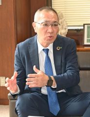 道銀帯広支店の堀支店長が来社 2
