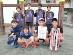 男子団体低学年の部優勝の帯南町