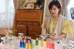 カラーセラピーの様子
