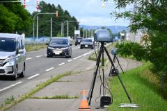 帯広署、十勝隊、釧本が合同で速度違反取り締まり　死亡事故頻発で
