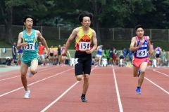 男子１００メートル１４組