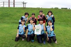 団体戦女子準優勝の帯広第五中