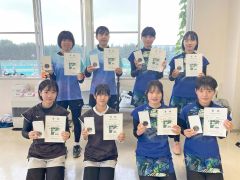女子個人戦の上位入賞者