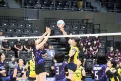熱戦を繰り広げる選手