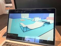 ３Ｄと２Ｄの設計図を作ってセクション作りをするという田中さん